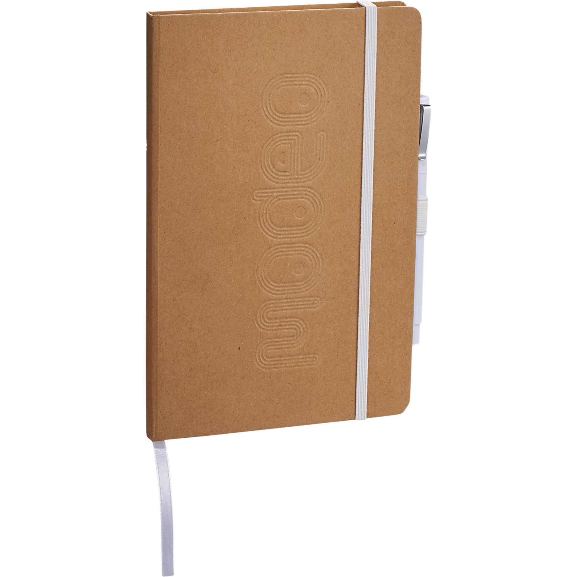 Eco friendly journal set with white accents
