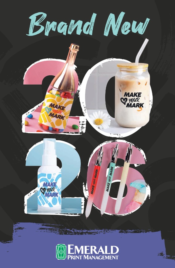 Emerald Brand New promotional products 2026 catalog